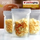 5 pcs Matt Finish Fried Food Products Packaging Bag Frosted Ziplock Doypack Supplier